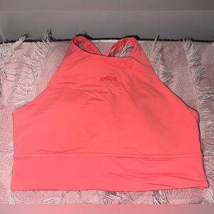 Lululemon limited edition Energy High Neck Raspberry Cream Size 8